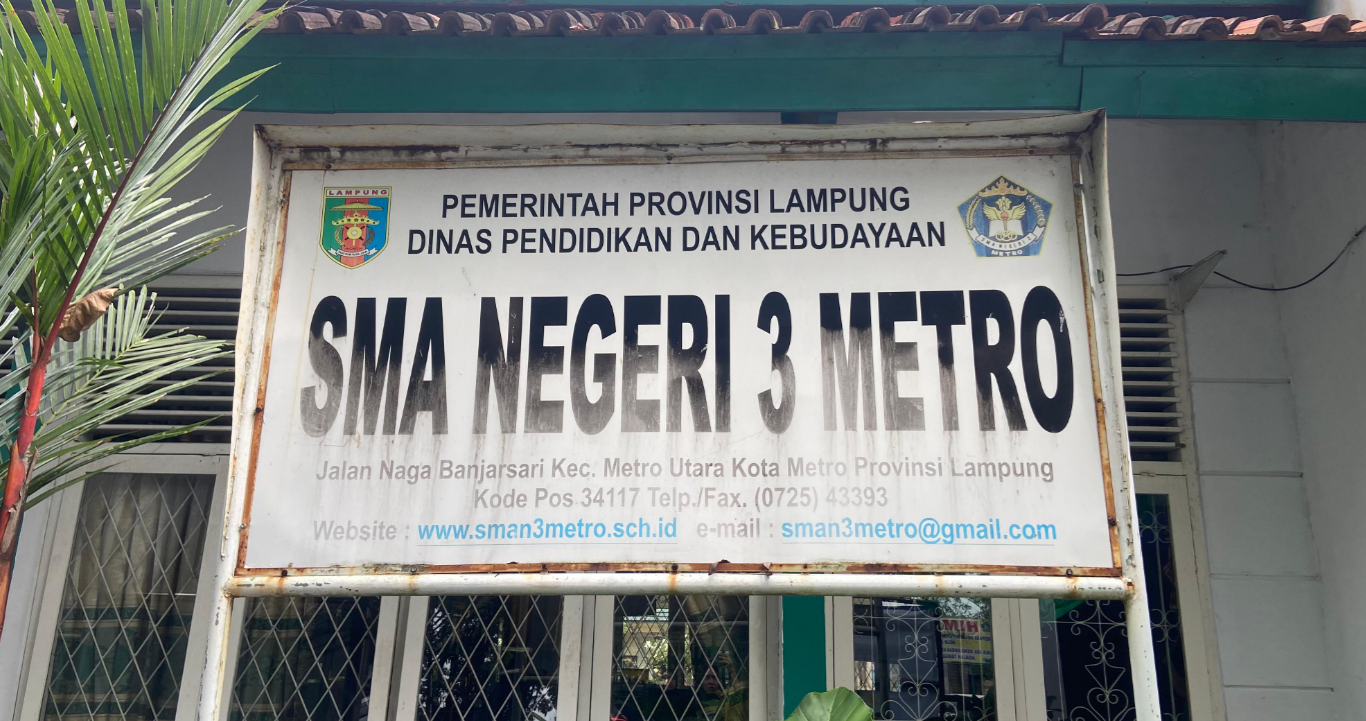 Masuk Daftar 20 SMA Unggulan, SMAN 3 Metro Ungguli SMANSA 