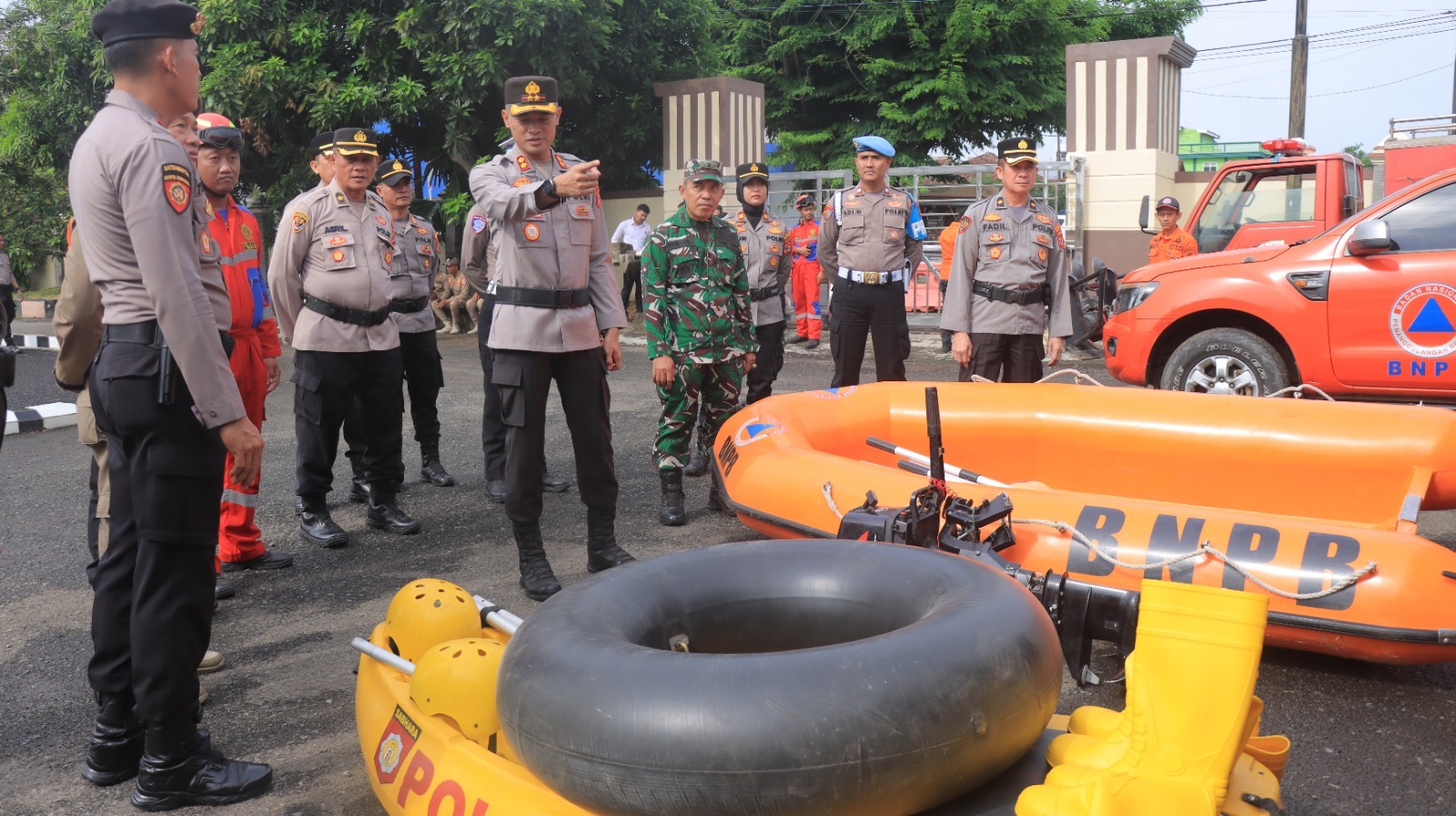 Siaga Cuaca Ekstrem, Polres Metro Gelar Apel Tanggap Darurat Bencana