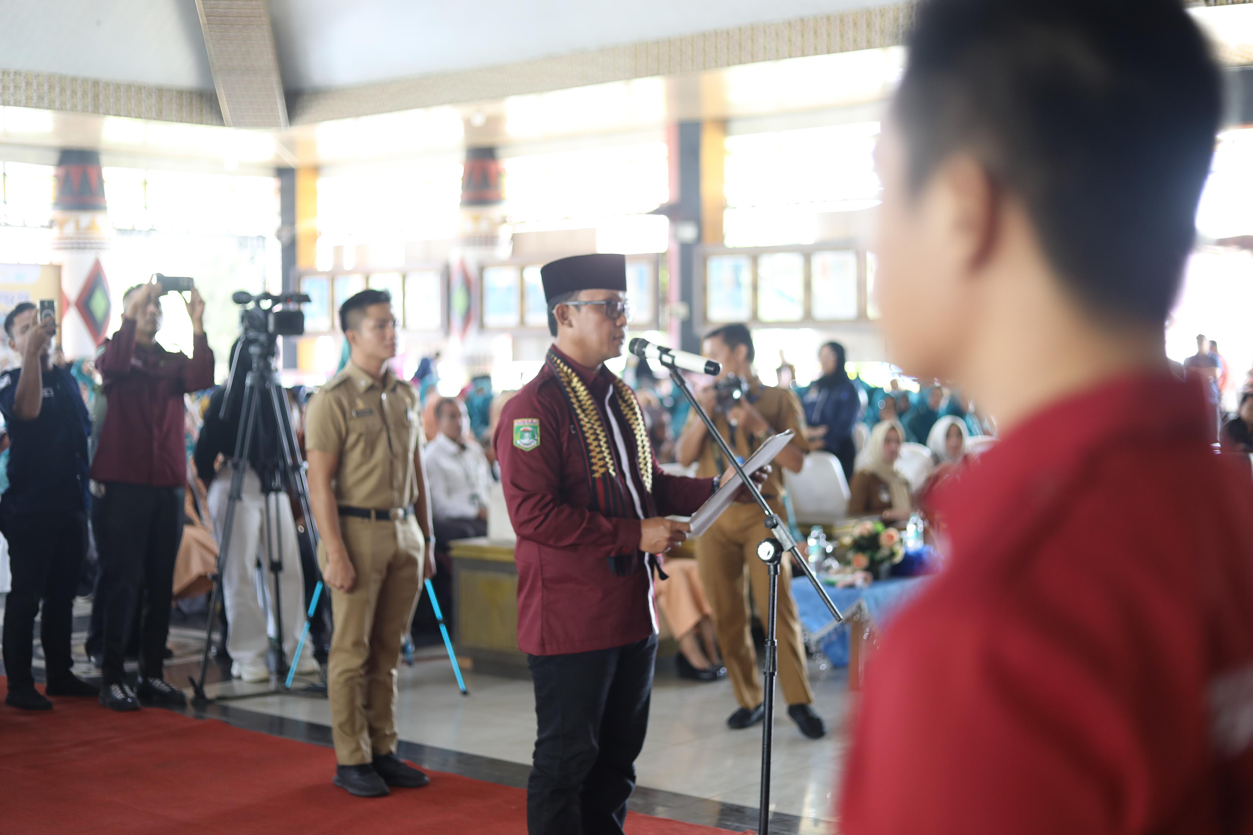 Lantik Forum GenRe Lampung Tengah 2025, Bupati Ardito Wijaya Tegaskan Peran Strategis Remaja