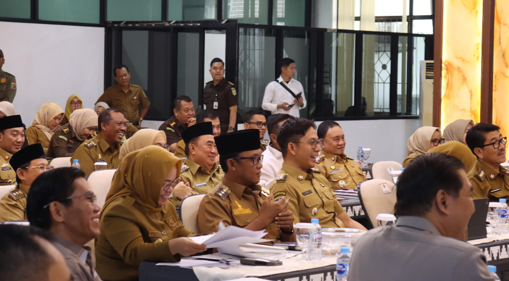  Hadiri Rakor ATR-BPN, Bupati dan Wabup Lampung Tengah Siap Sukseskan Program Strategis Pertanahan