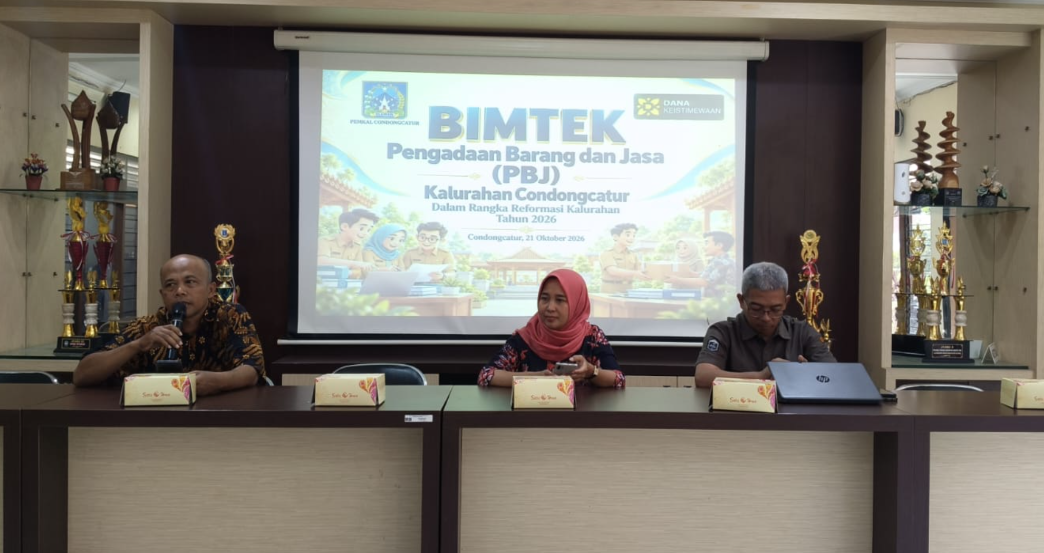 Kalurahan Condongcatur Perkuat Tata Kelola APBKal Lewat Bimtek Pengadaan Barang dan Jasa