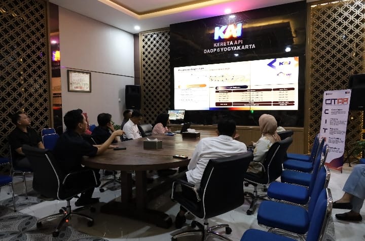 KAI Daop 6 Bersama Polda DIY Pastikan Jalur Kereta Aman Saat Lebaran