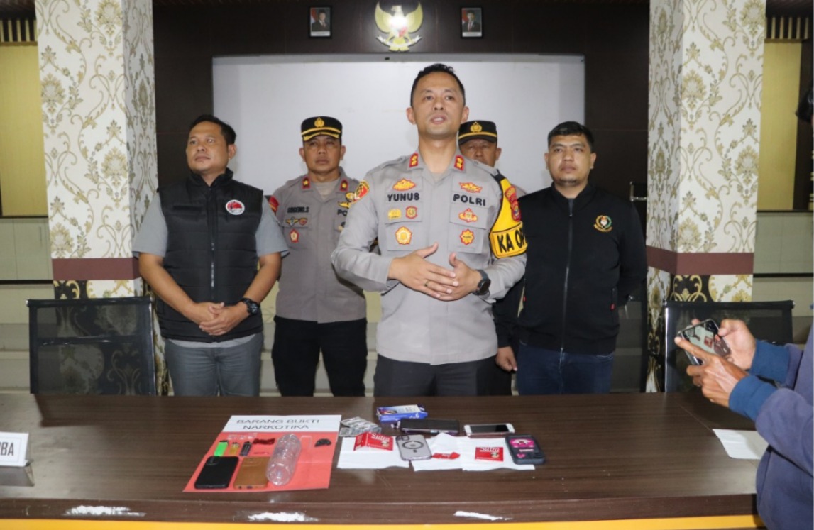 Razia Polres Pringsewu Sasar Narkoba dan Prostitusi, 15 Warga Diamankan Jelang Ramadan