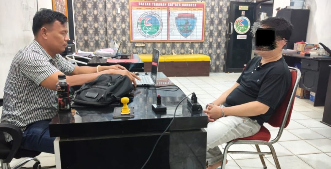 Pengedar Sabu Asal Bandung Dibekuk Satresnarkoba Lampung Utara