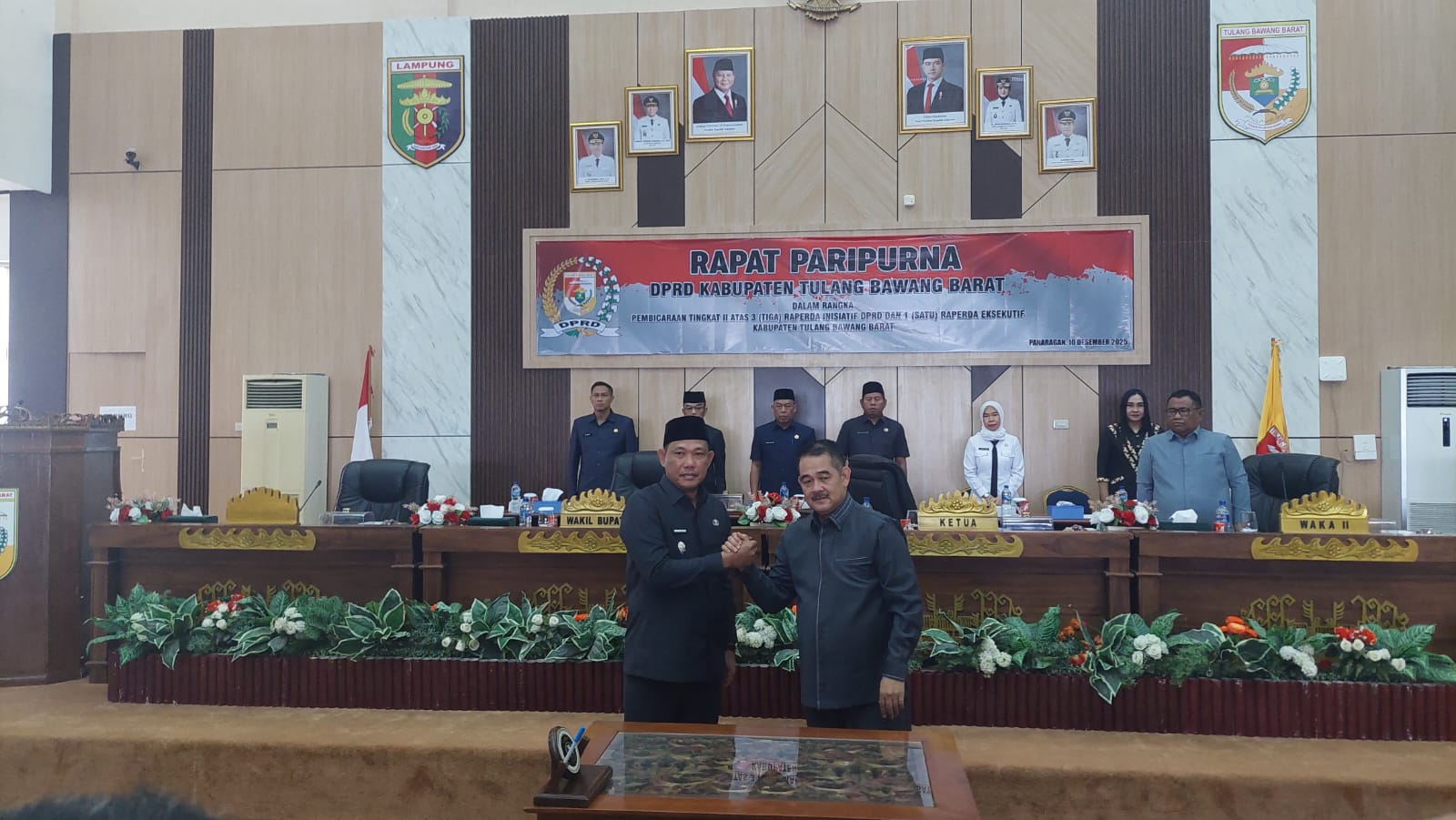 Wabup Tubaba Apresiasi DPRD, 4 Raperda Siap Diajukan ke Gubernur