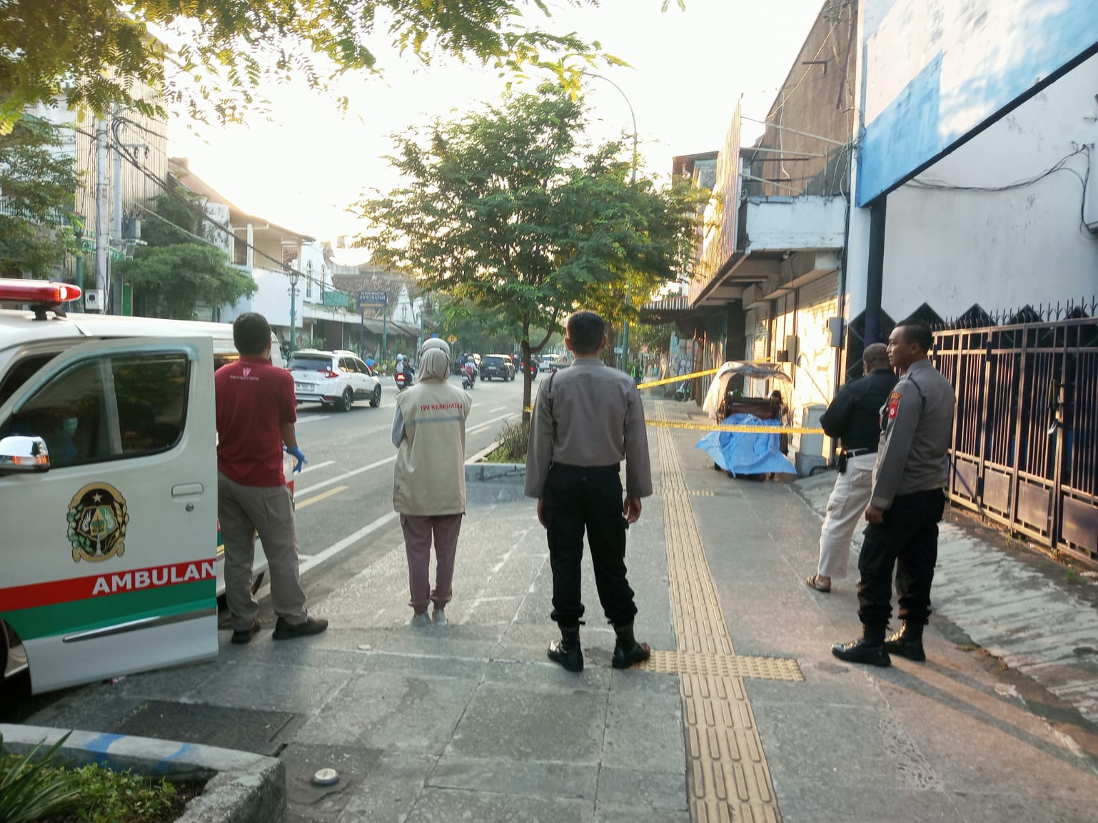 Polisi Selidiki Penemuan Pengemudi Bentor Meninggal di Kawasan Ngampilan Yogyakarta