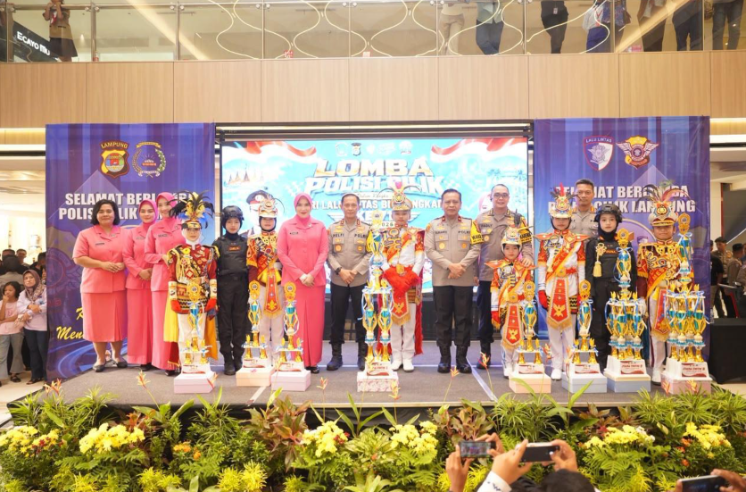 Meriahkan Hari Lalu Lintas Bhayangkara ke-71, Ditlantas Polda Lampung Gelar Lomba Pocil