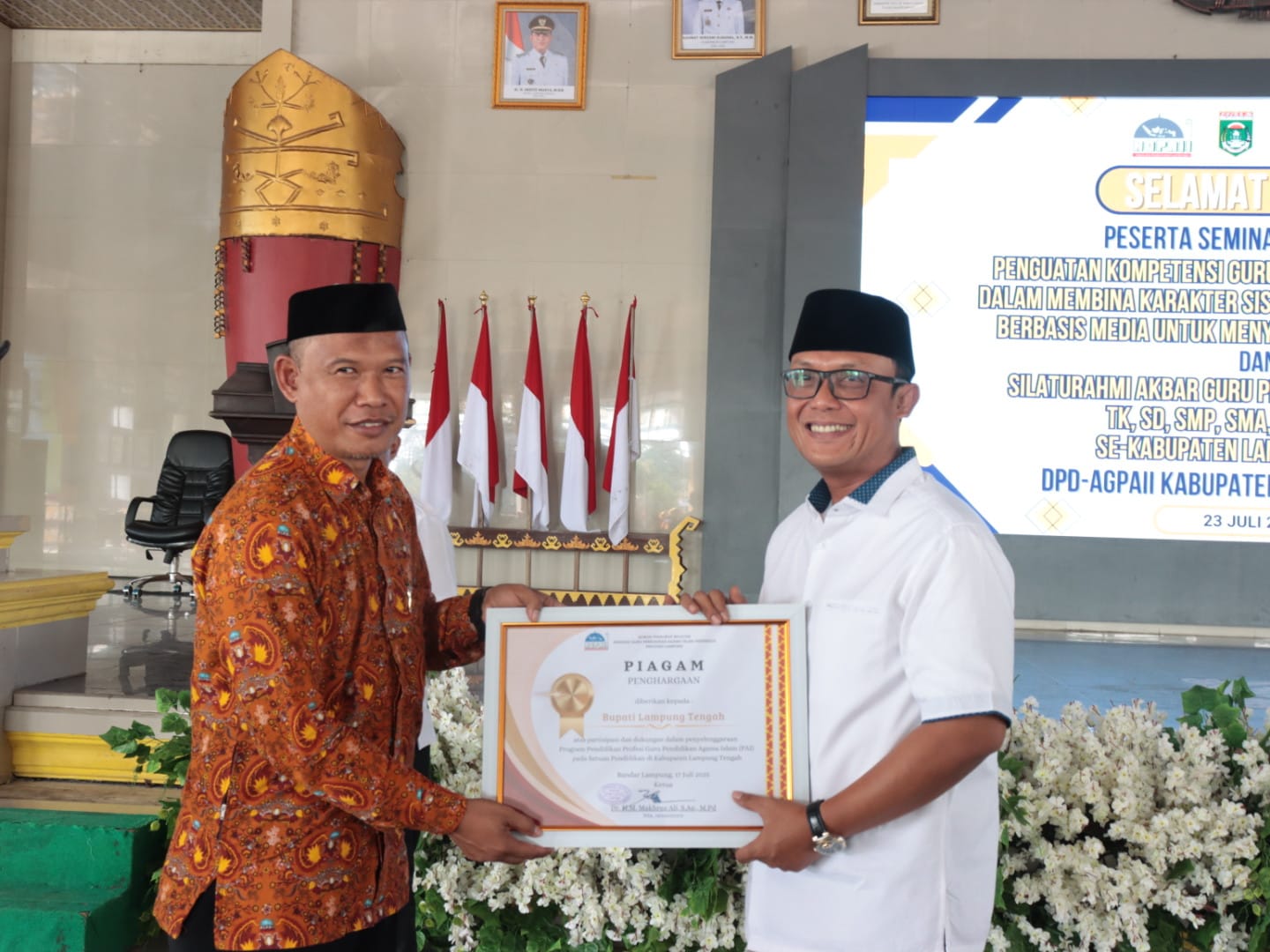  AGPAII Gelar Seminar Pendidikan, Bupati Ardito Apresiasi Peran Strategis Guru PAI