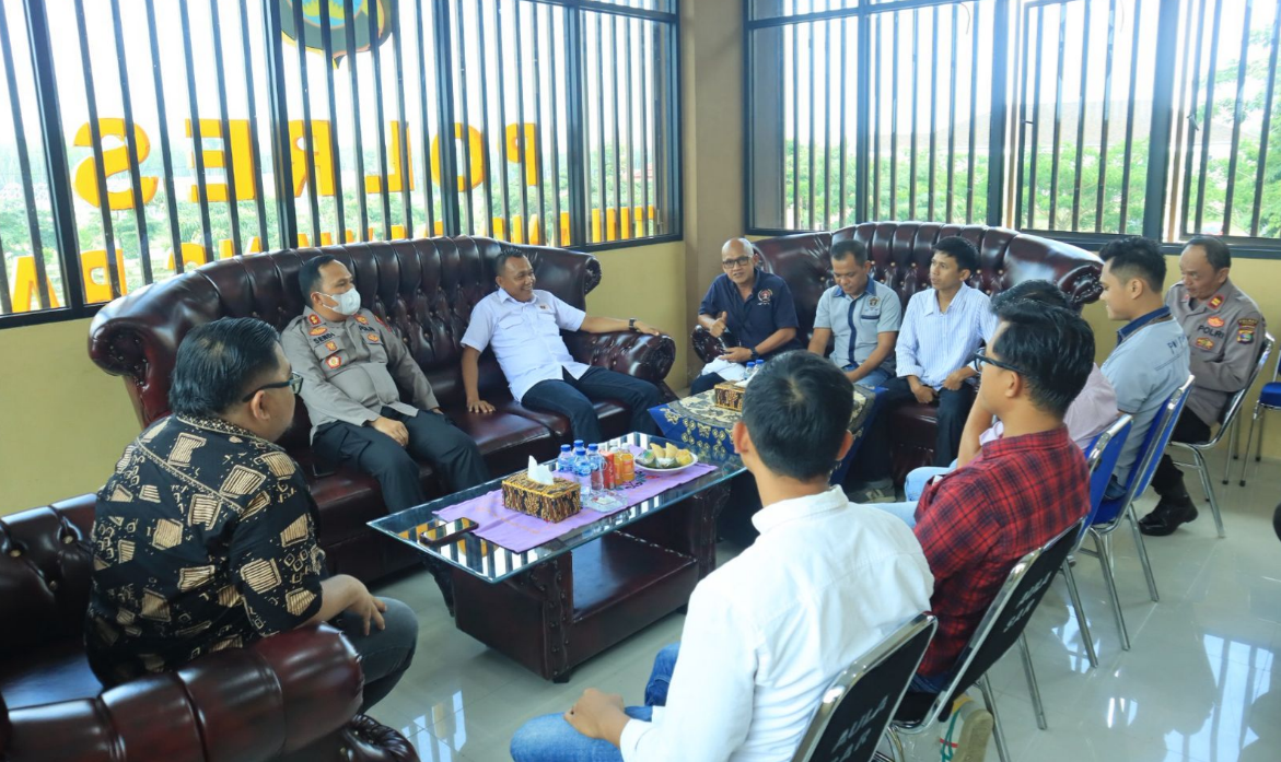 PWI Tubaba Gelar Audiensi dengan Polres, Bahas Agenda Konferkab VI
