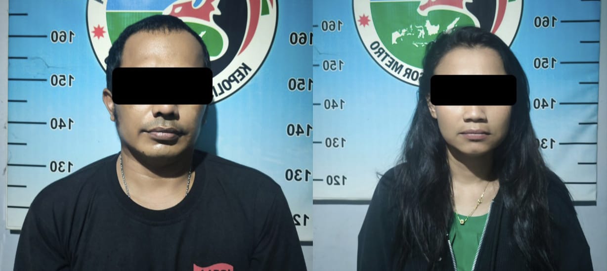 Polres Metro Amankan Sepasang Kekasih Terlibat Penyalahgunaan Narkoba