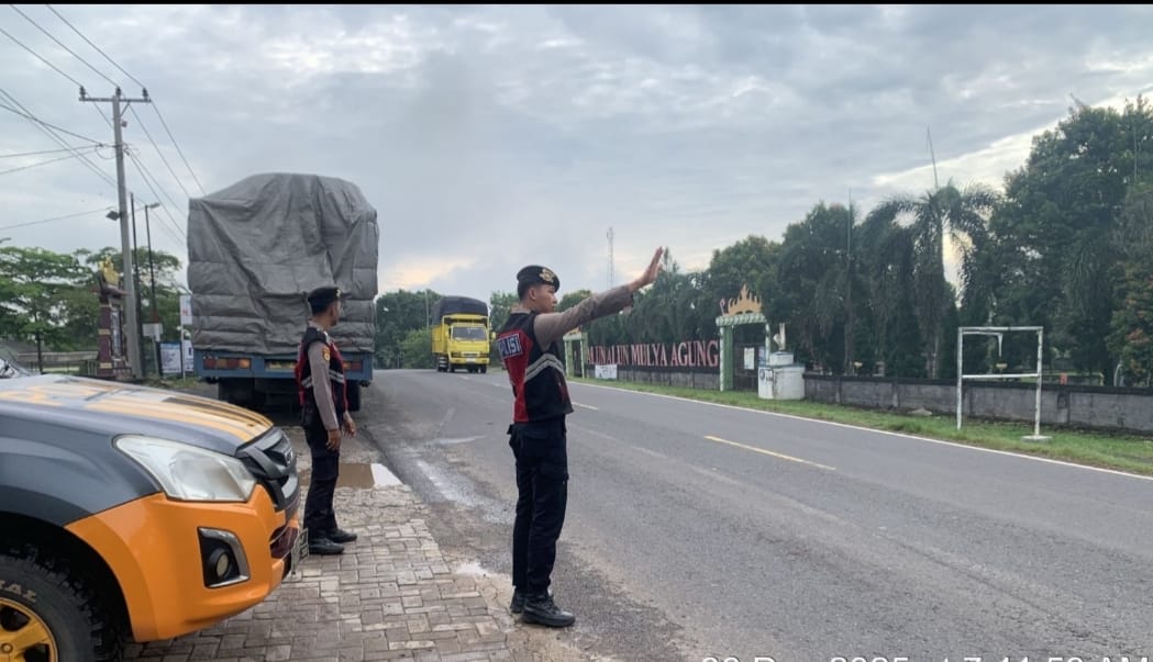 Sat Samapta Polres Mesuji Gelar Patroli Masif dan Dialogis Selama Nataru