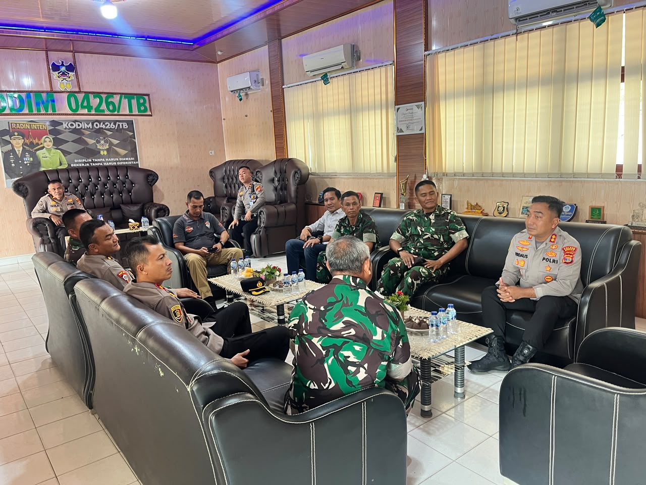 Perkuat Koordinasi, Kapolres Mesuji Silaturahmi ke Kodim 0426 dan Kejari 