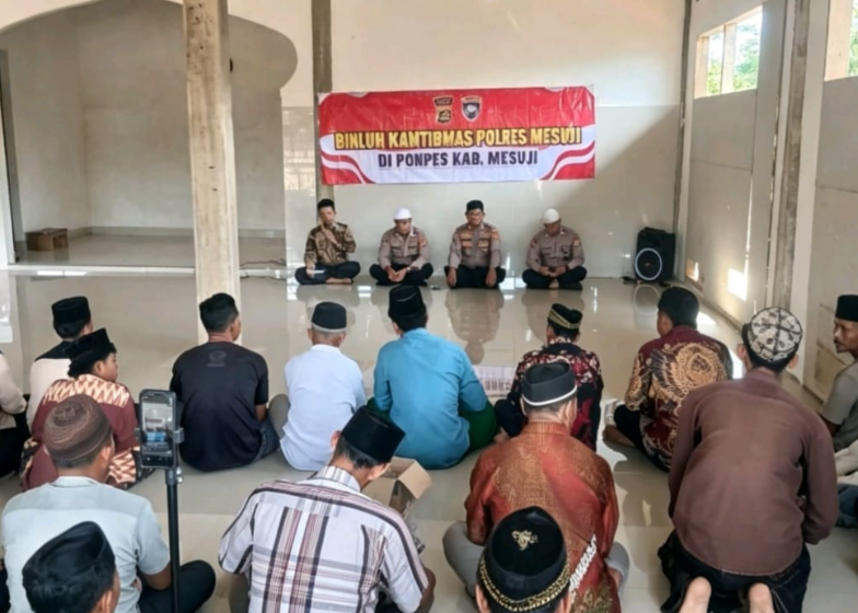 Edukasi Santri, Polres Mesuji Sosialisasikan Pencegahan Bullying dan Tindak Pidana Asusila di Ponpes
