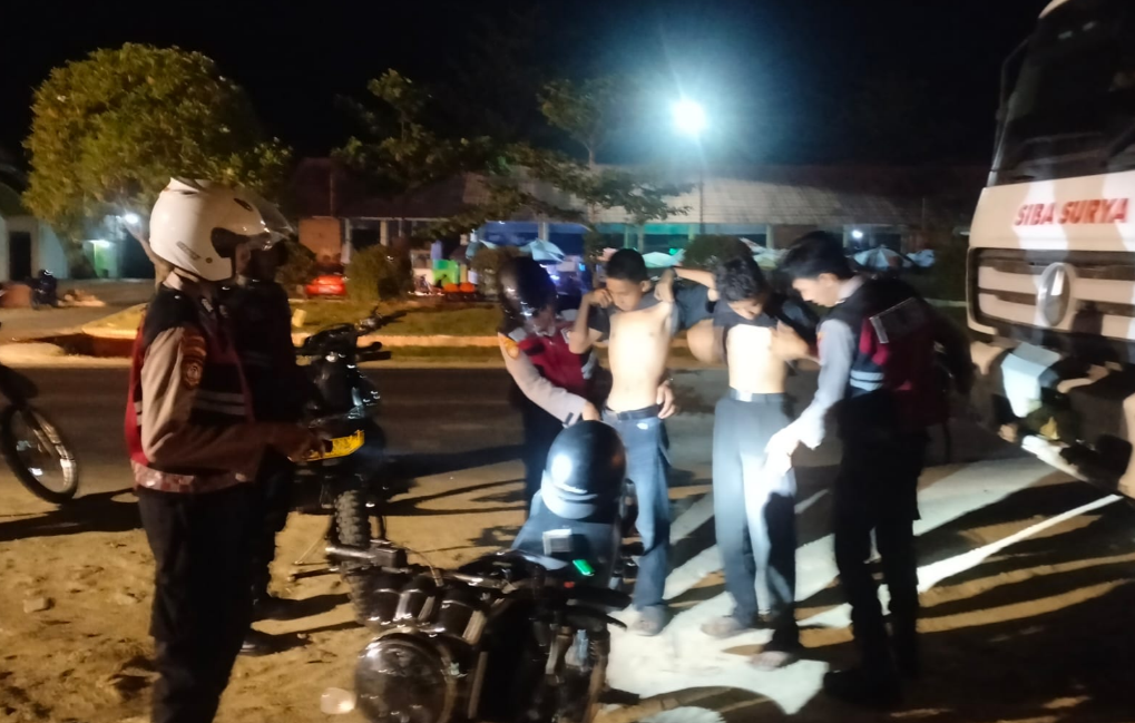  Ganggu Ketertiban dan Resahkan Warga, Balap Liar di Jalinsum Dibubarkan Polisi