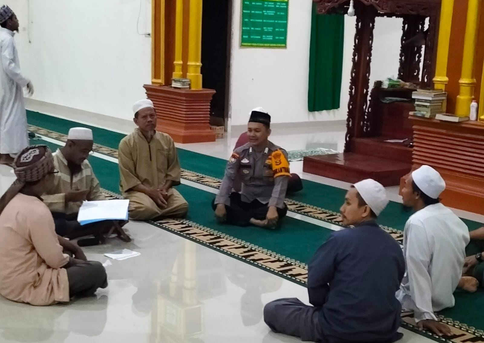 Colling Sistem Safari Subuh Polsek Way Serdang, Pererat Sinergitas Polri dan Masyarakat