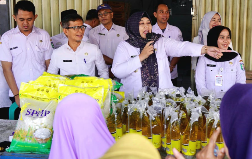 Jaga Harga Pangan Tetap Stabil, Pemkab Pringsewu Gelar Penetrasi Pasar di Gadingrejo