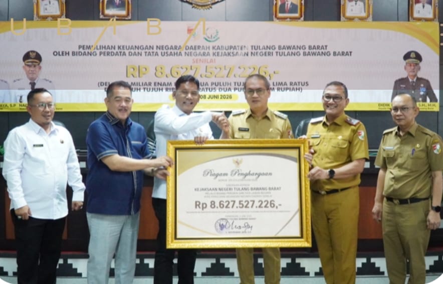 Sinergi Pemkab Tubaba-Kejari Berbuah Hasil, Rp8,6 Miliar Keuangan Daerah Berhasil Dipulihkan