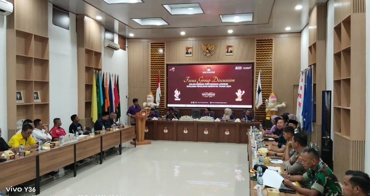 Membangun Demokrasi Lebih Baik, KPU Tulang Bawang Gelar Rapat Kerja Focus Group Discussion
