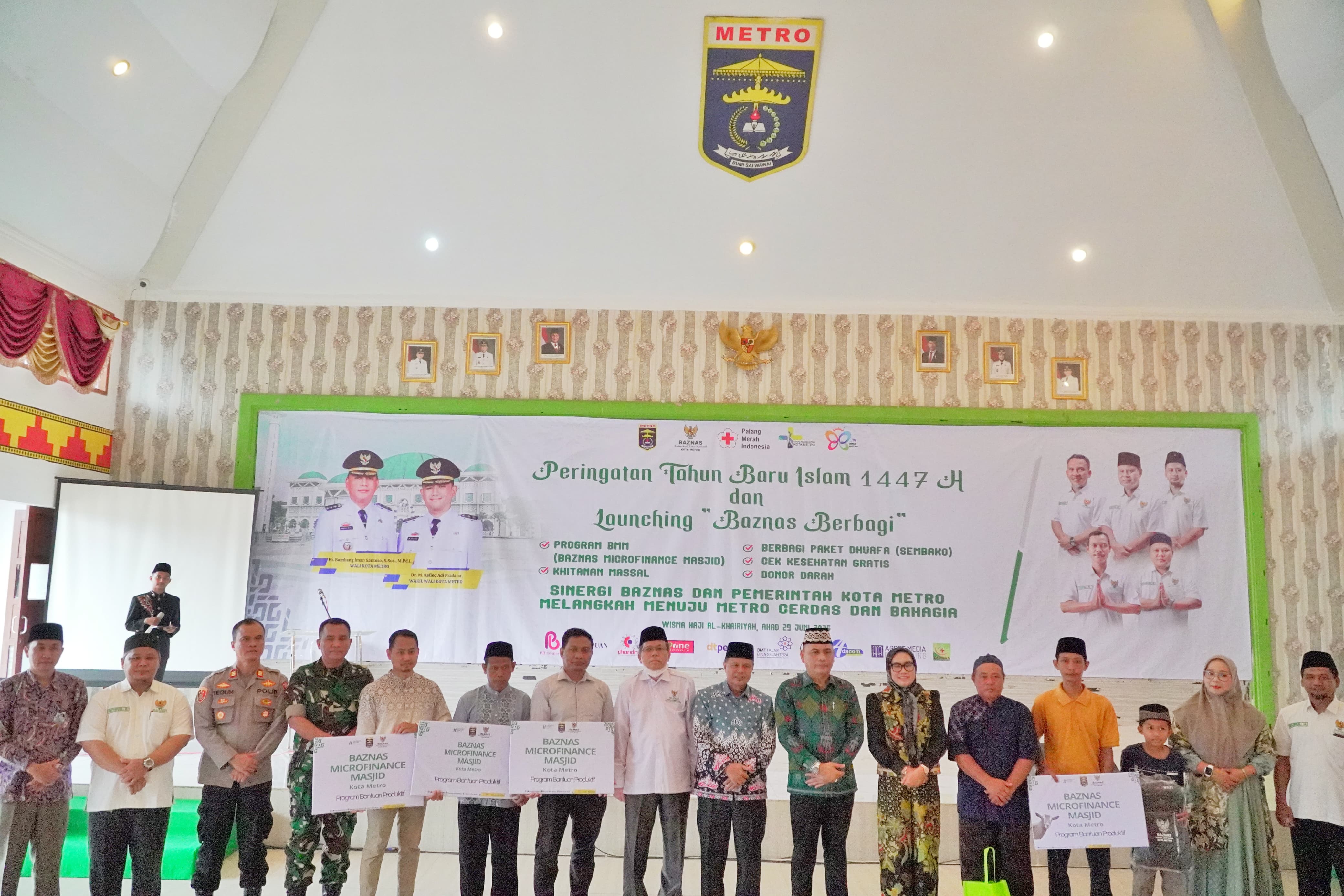 Walikota Metro Serukan ASN Tunaikan Zakat lewat BAZNAS