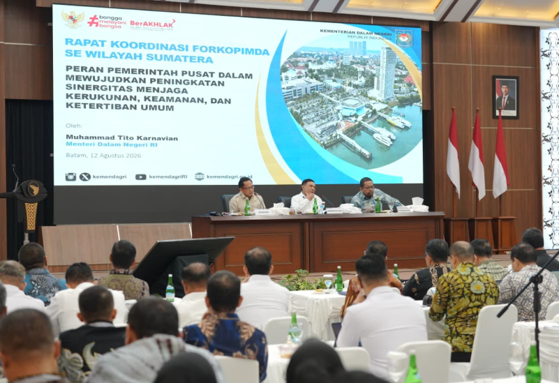 Rakor Forkopimda Sumatera, Pemprov Lampung Dorong Sinergi Jaga Stabilitas Daerah
