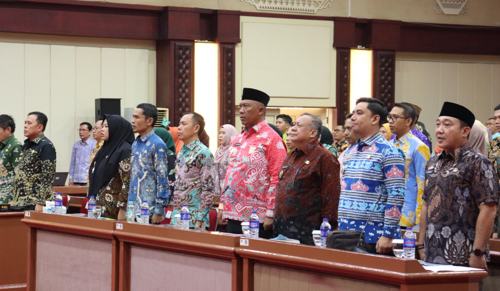 Wakil Bupati Lamteng Hadiri Rakor TKPKD, Bahas Langkah Konkret Tanggulangi Kemiskinan
