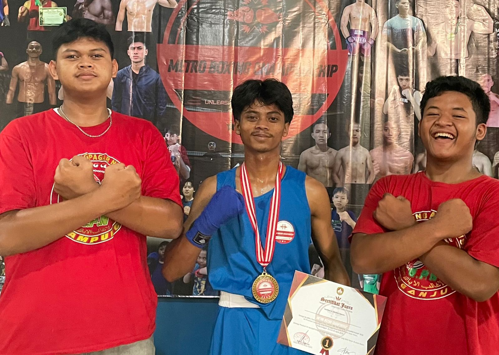 Atlet G.P.N. Fighter Lampung Sabet Dua Gelar di Ajang Metro Boxing Championship 2026