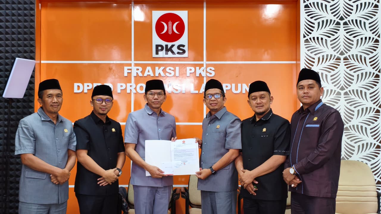 Fraksi PKS DPRD Lampung Perkuat Struktur, Yusnadi Ditunjuk Sebagai Ketua Baru