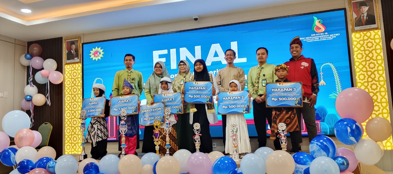 Meriahkan Milad ke-18, RSU Muhammadiyah Metro Gelar Lomba Bercerita Tokoh Muhammadiyah