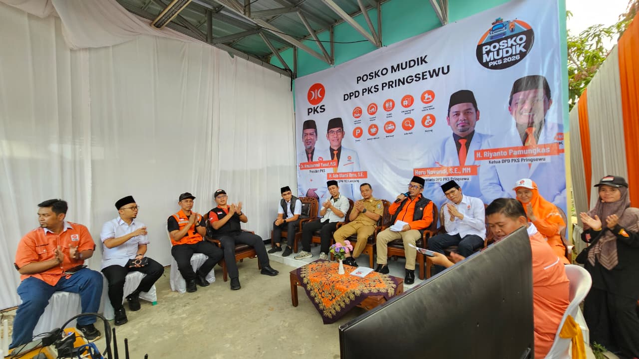PKS Lampung Tunjukkan Komitmen Pelayanan Masyarakat Lewat Posko Mudik 2026