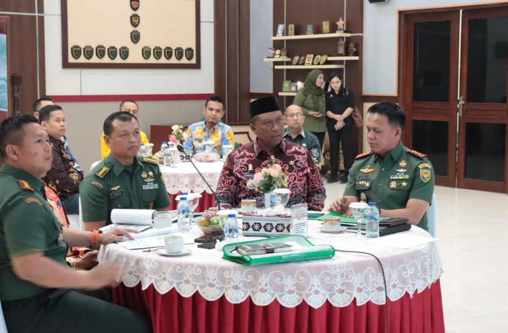 Sinergi Wabup Lampung Tengah dan Dandim 0411/KM dalam Rakornis TMMD ke-125