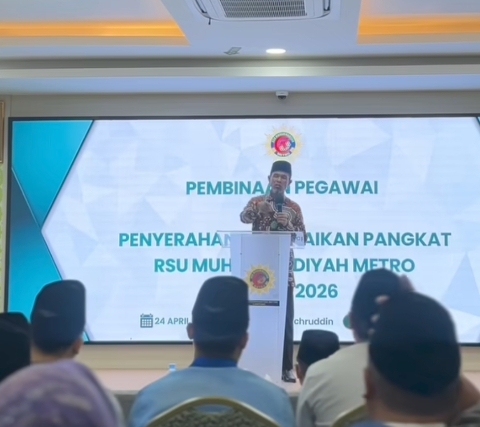 Tingkatkan Kinerja, RSU Muhammadiyah Metro Gelar Pembinaan dan Penyerahan SK Kenaikan Pangkat 
