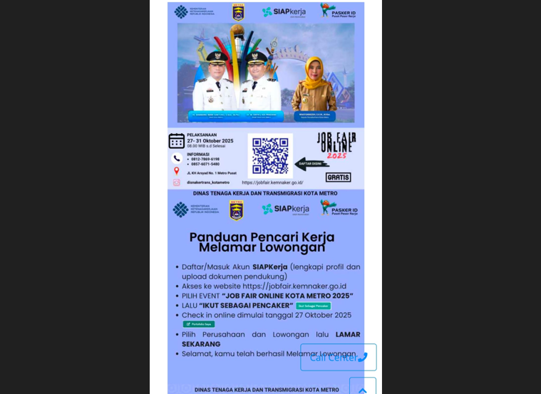 Job Fair Online Metro 2025 Segera Dibuka, Begini Cara Daftarnya!