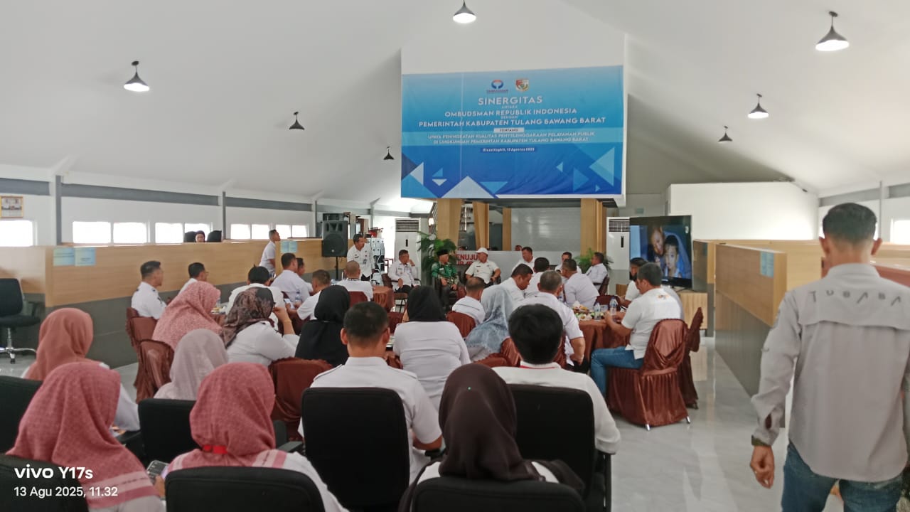 Ombudsman Tegaskan Pentingnya Layanan Publik Bebas Maladministrasi di Tubaba