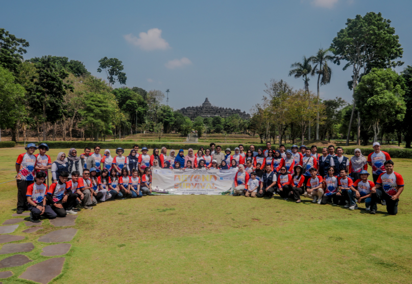 57 Penyintas Kanker Anak Berkumpul di Borobudur, Bangun Semangat Setelah Sembuh