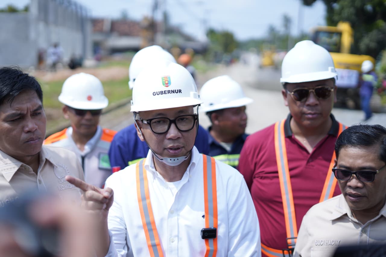 Groundbreaking Rigid Beton Bangun Rejo–Kalirejo, Plt Bupati Lamteng Dampingi Gubernur Lampung