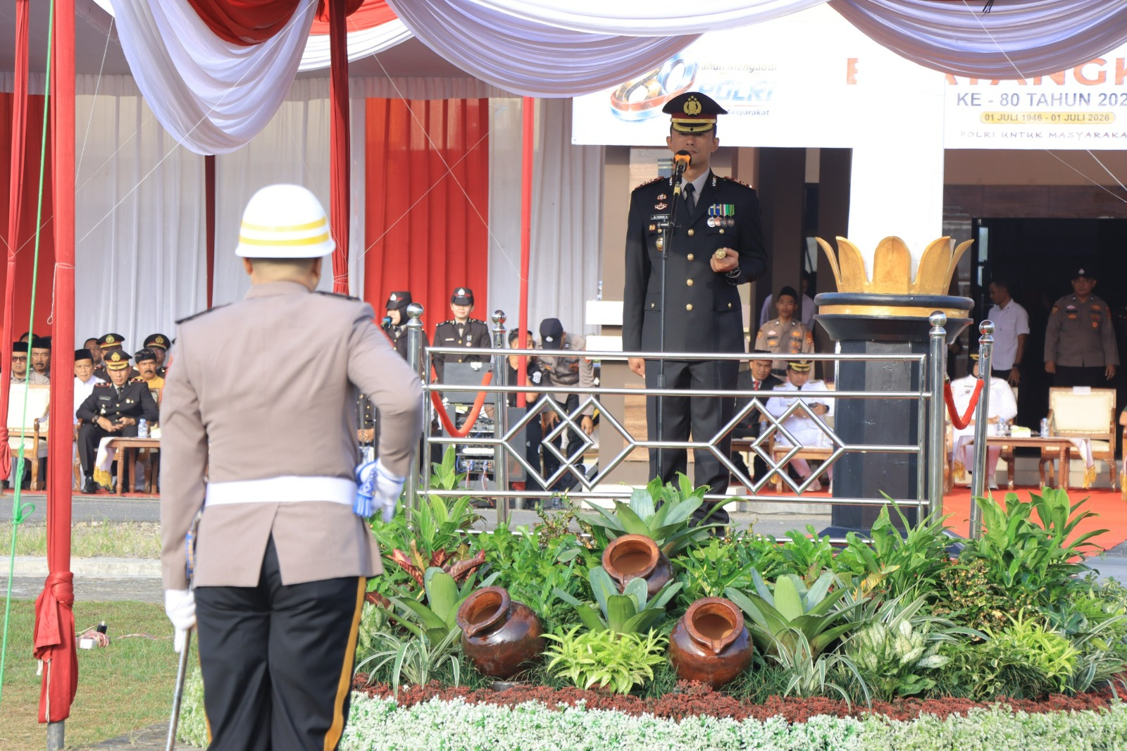 Hari Bhayangkara ke-80, Kapolres Pringsewu Ajak Personel Jaga Integritas dan Perkuat Pelayanan untuk Masyarakat
