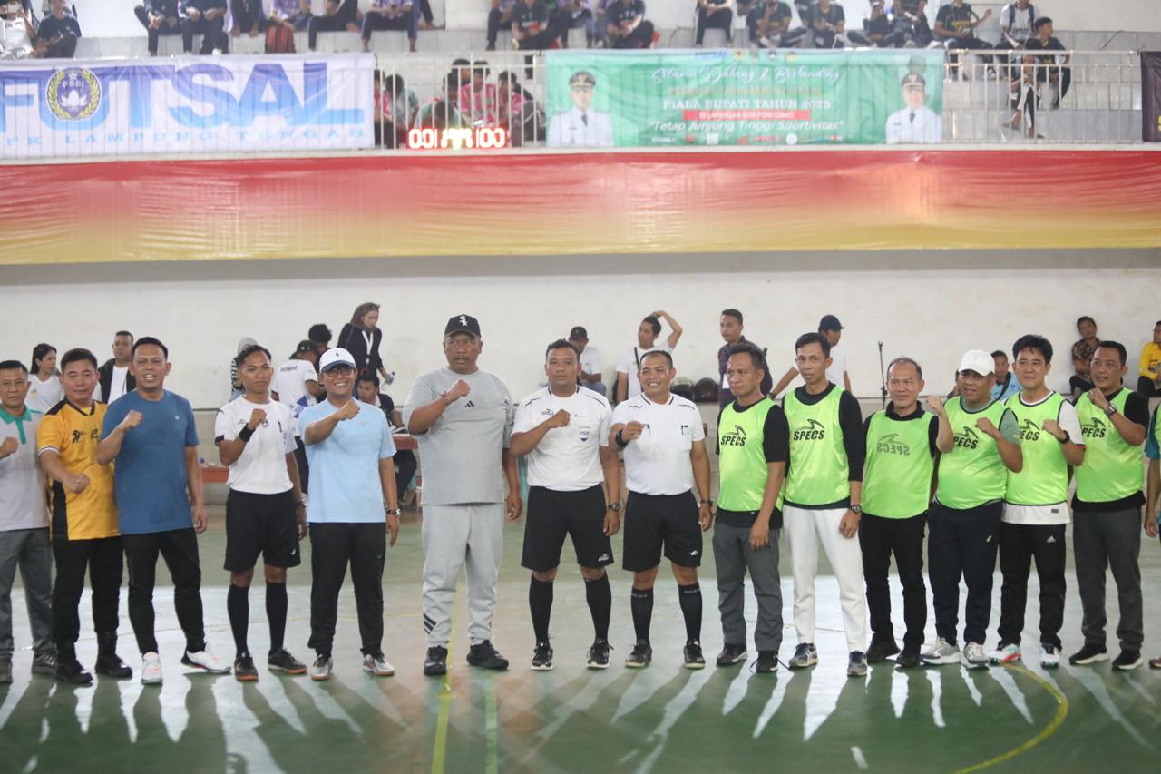 Turnamen Futsal Piala Bupati Lamteng 2025 Resmi Dibuka, Targetkan Prestasi hingga Tingkat Nasional