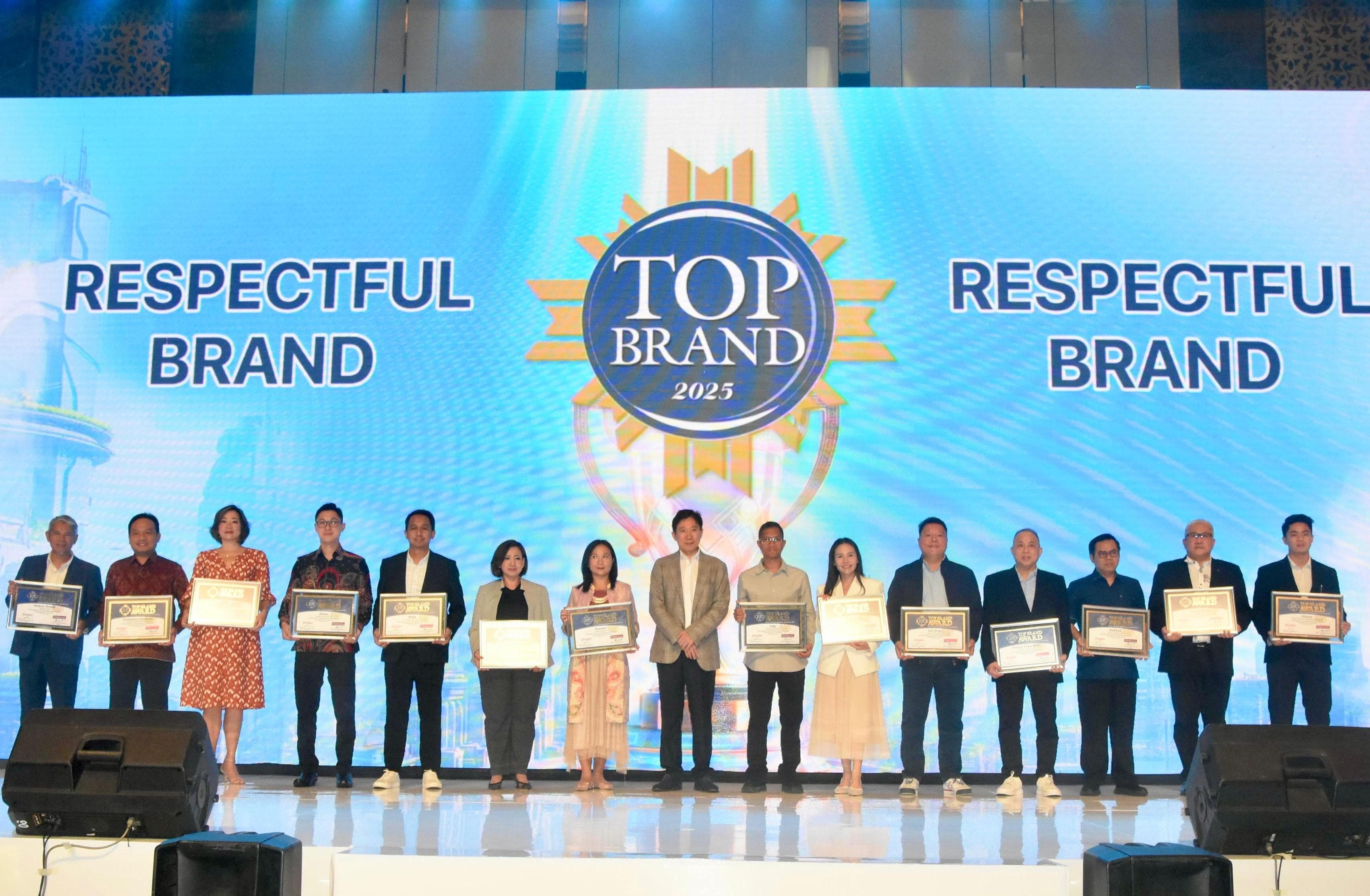 Empat Tahun Konsisten, BAZNAS Raih Top Brand Award 2025