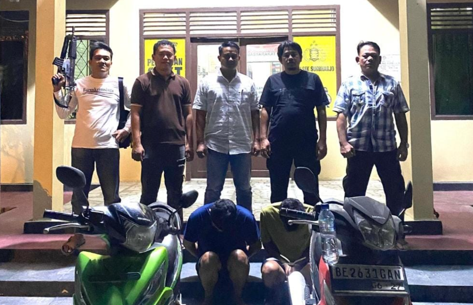 Polisi Ringkus Dua Terduga Spesialis Curanmor di Pringsewu, Honda Revo Korban Berhasil Diamankan
