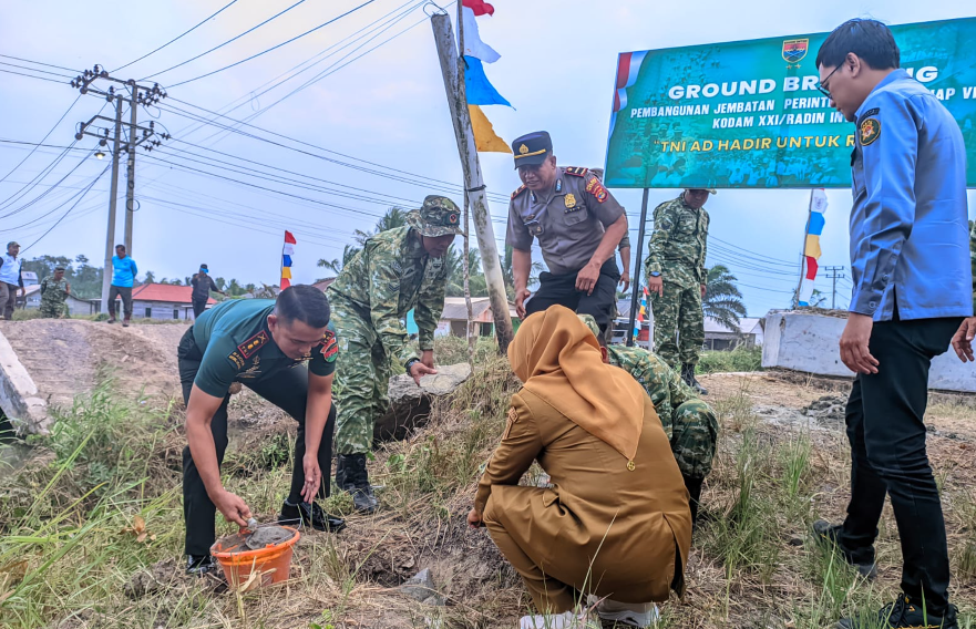  Akses Warga dan Anak Sekolah Jadi Perhatian, Jembatan Garuda Merah Putih Dibangun di Mesuji