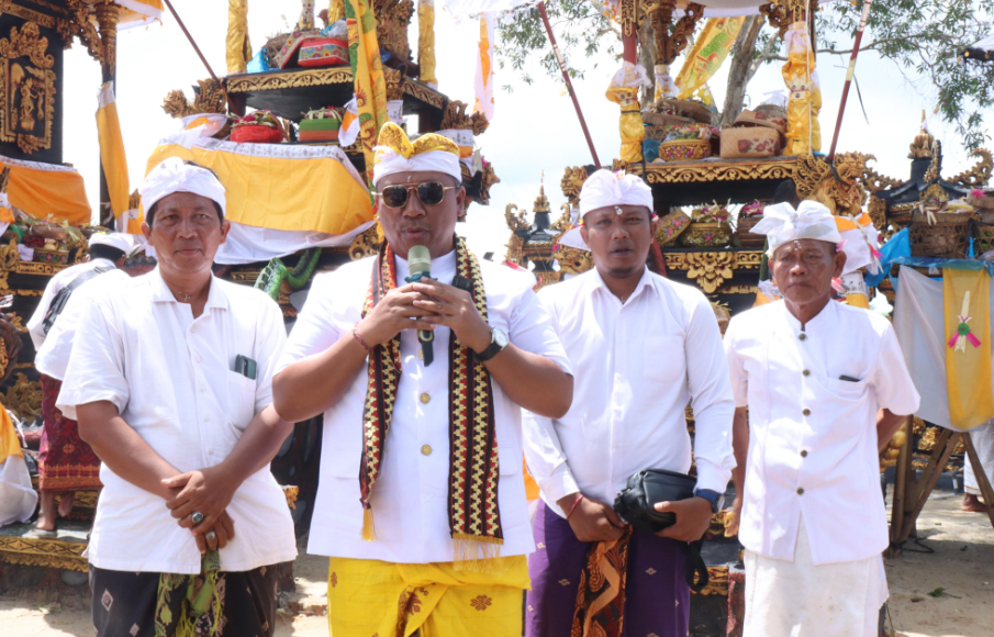 Wakil Bupati Lampung Tengah Resmikan Pura Ulun Danu di Tirta Gangga