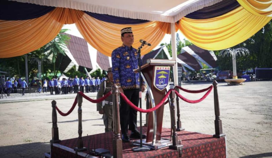 Peringati HUT KORPRI ke-54, Wali Kota Metro Dorong ASN Jadi Garda Terdepan Pelayanan Publik Modern