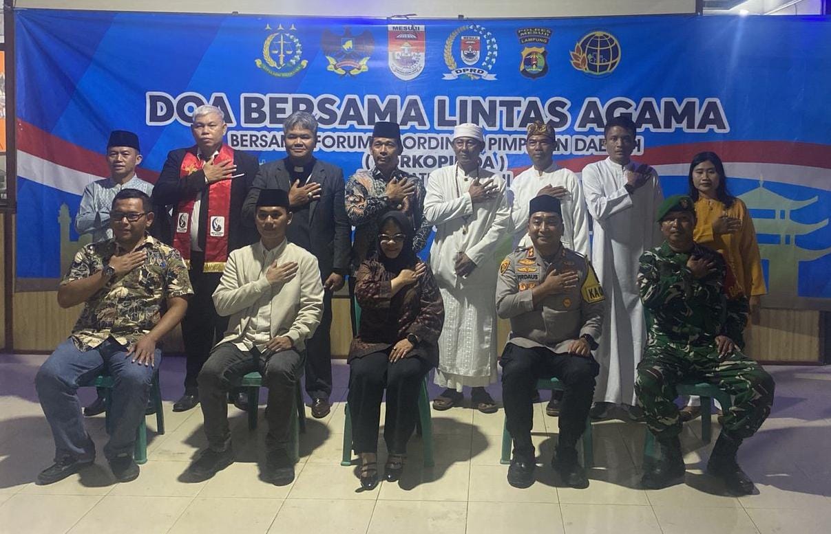 Polres dan Pemkab Mesuji Gelar Doa Bersama Lintas Agama, Doakan Keamanan dan Korban Bencana