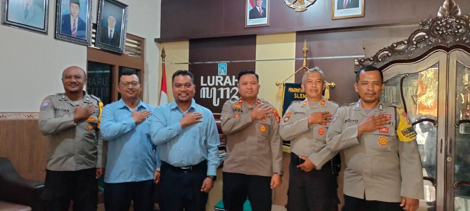 Kapolsek Depok Timur Baru Sambangi Kalurahan Condongcatur