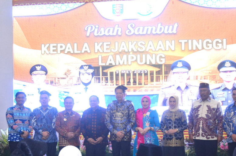 Wabup I Komang Koheri Hadiri Pisah Sambut Kajati Baru Lampung