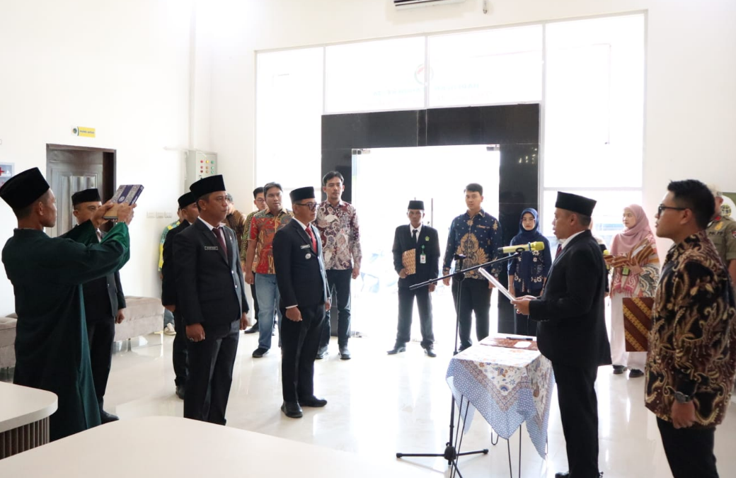 Perkuat Pelayanan Pertanahan, Kepala BPN Lantik 4 PPATS di Lingkungan Kantor Pertanahan Mesuji 