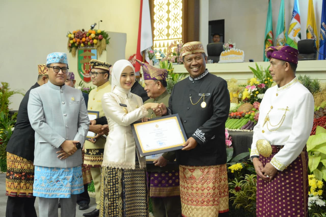 Plt Bupati I Komang Koheri Hadiri Rapat Paripurna Istimewa DPRD Provinsi Lampung