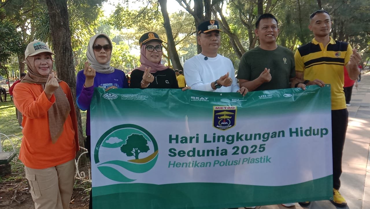 Wali Kota Metro Ajak Warga Tingkatkan Kesadaran Lingkungan di Hari Lingkungan Hidup Sedunia