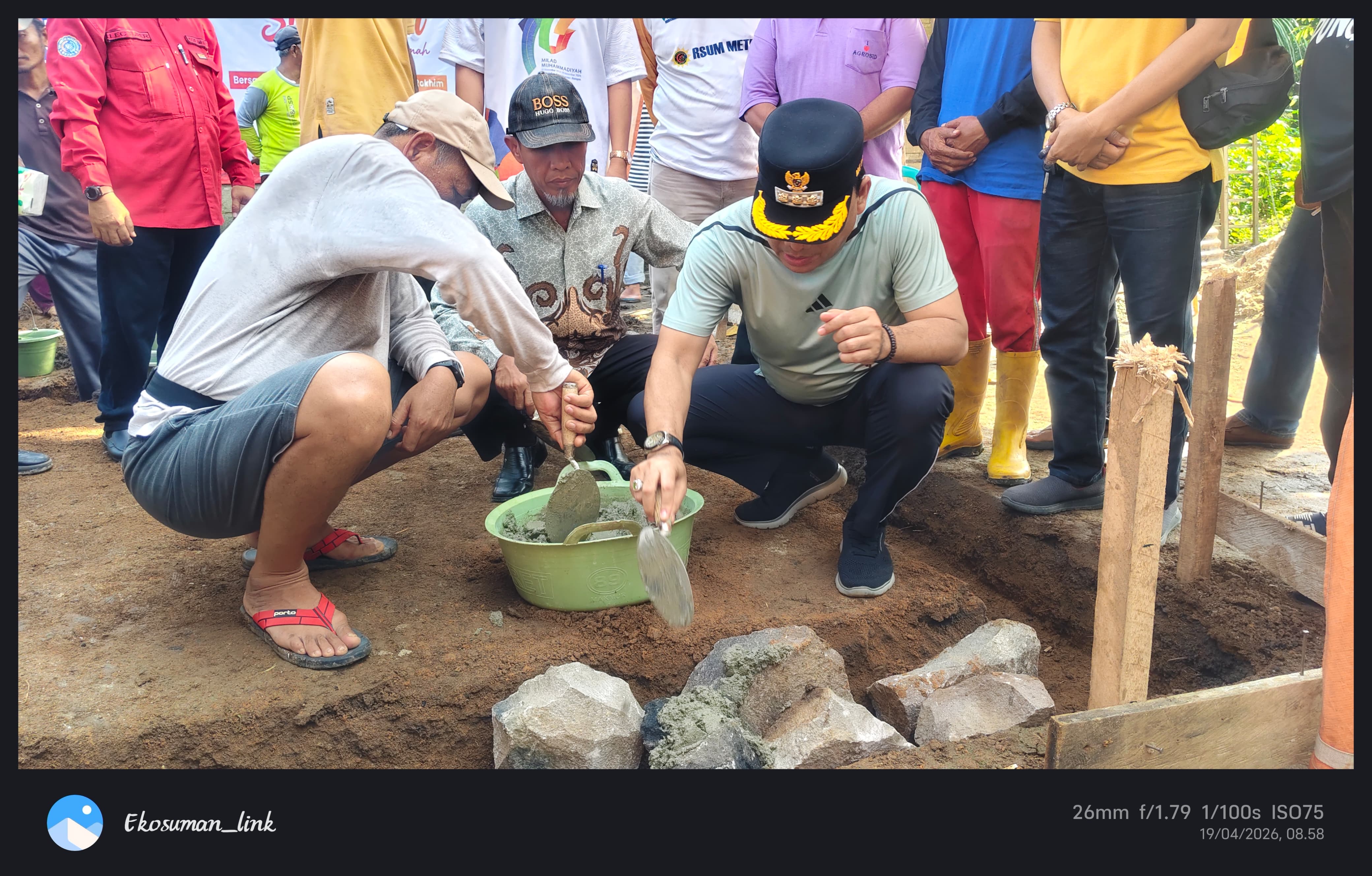 Sinergi Pemkot, Muhammadiyah, dan Warga, Rumah Layak Huni di Rejomulyo Segera Dibangun