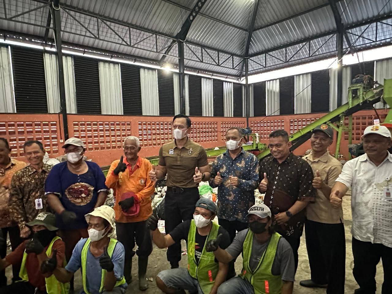 Tinjau TPS Condongcatur Sleman, Menko AHY Apresiasi Pengelolaan 8 Ton Sampah per Hari